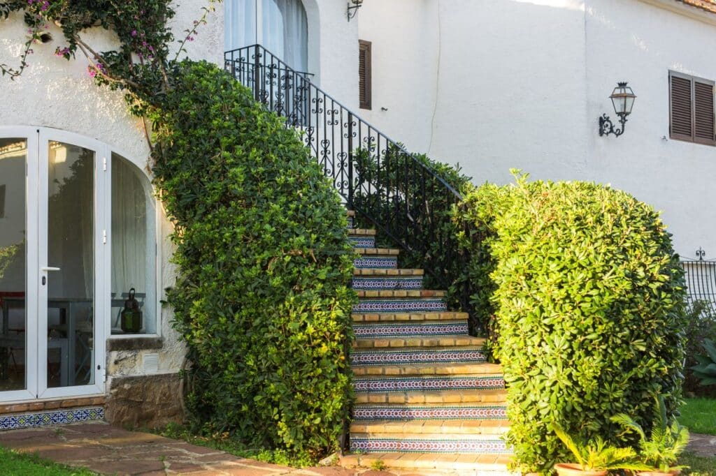 escalier ext&eacute;rieur