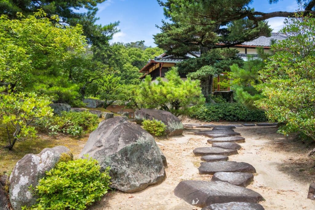 jardin en espace zen