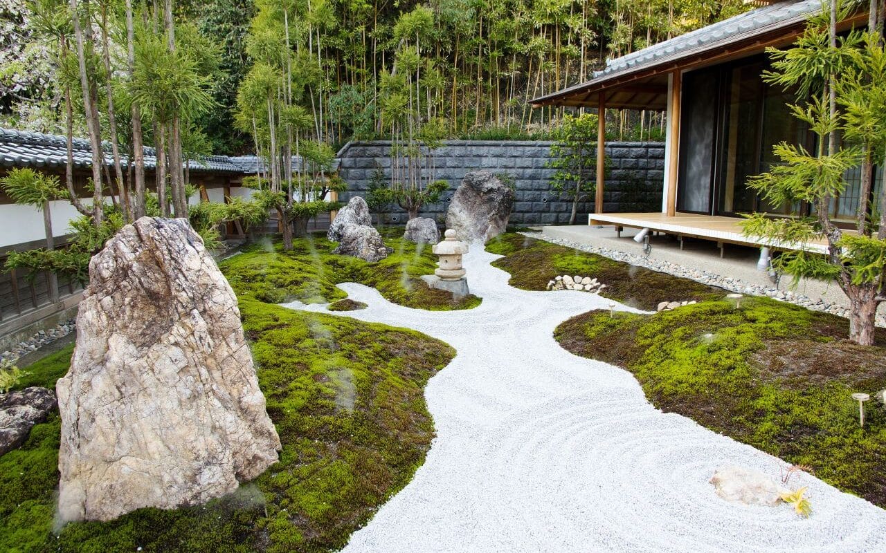 jardin en espace zen