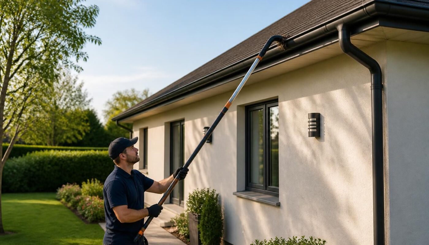 découvrez des astuces simples et efficaces pour nettoyer des gouttières bouchées sans avoir à monter sur le toit, en toute sécurité et rapidement.