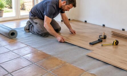 découvrez comment poser un parquet flottant sur un carrelage ancien : vérifiez le sol, choisissez une sous-couche adaptée et suivez les étapes de pose.