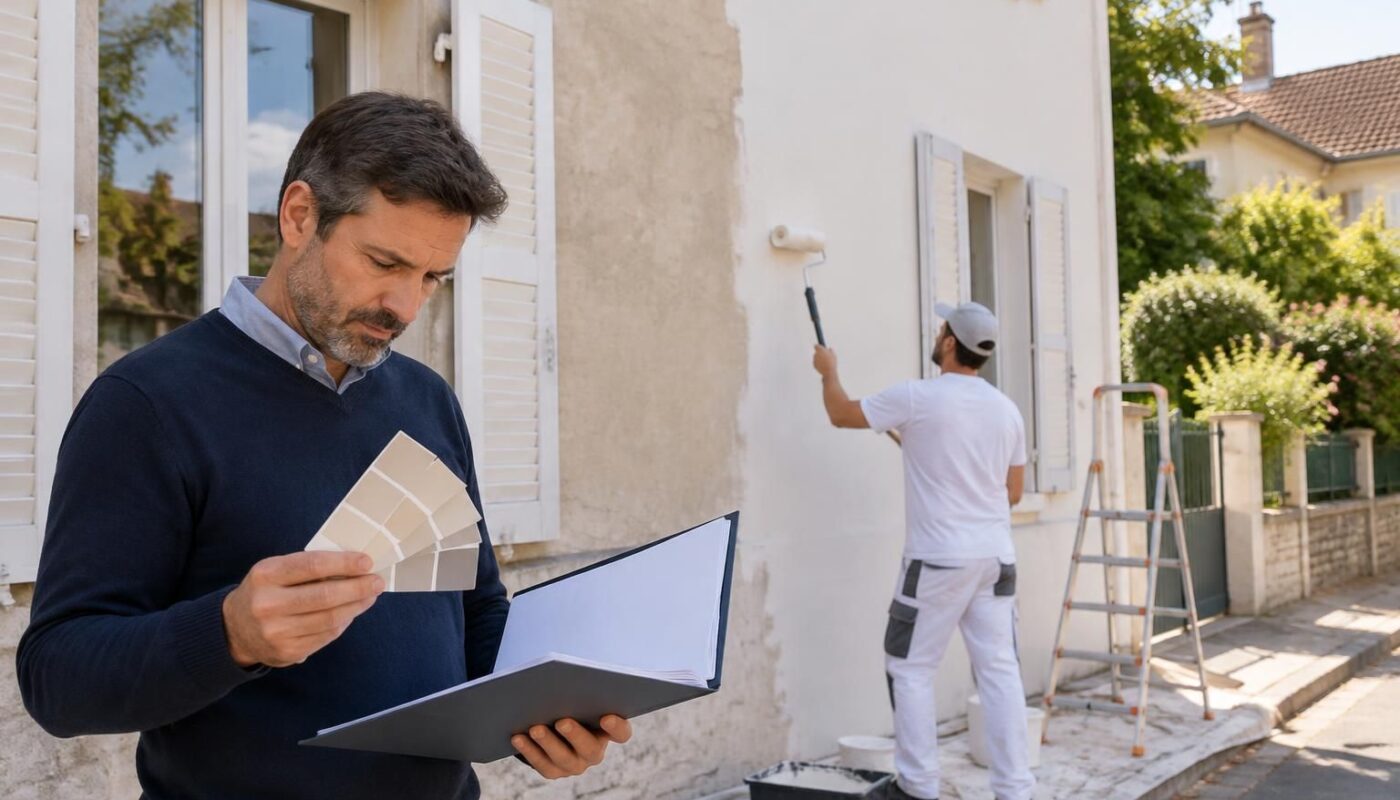 repeindre sa façade nécessite-t-il une déclaration préalable ? découvrez les règles selon votre commune, la couleur choisie et la situation du logement.