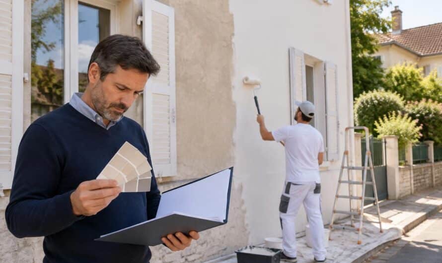 Faut-il une déclaration préalable pour repeindre sa façade ?