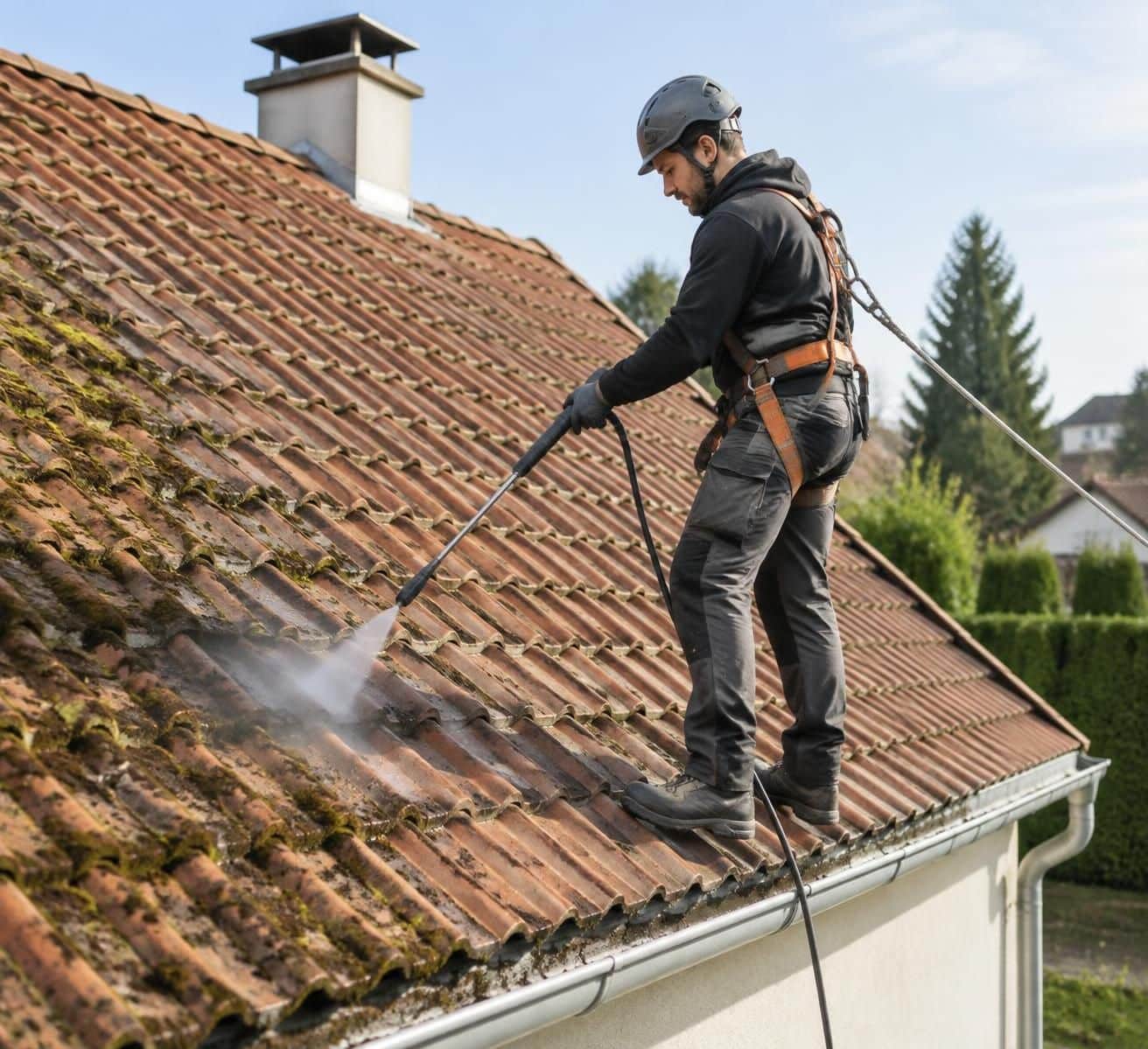 découvrez le prix d’un démoussage de toiture de 100 m², les tarifs au m² et les facteurs qui influencent le coût de l’intervention.