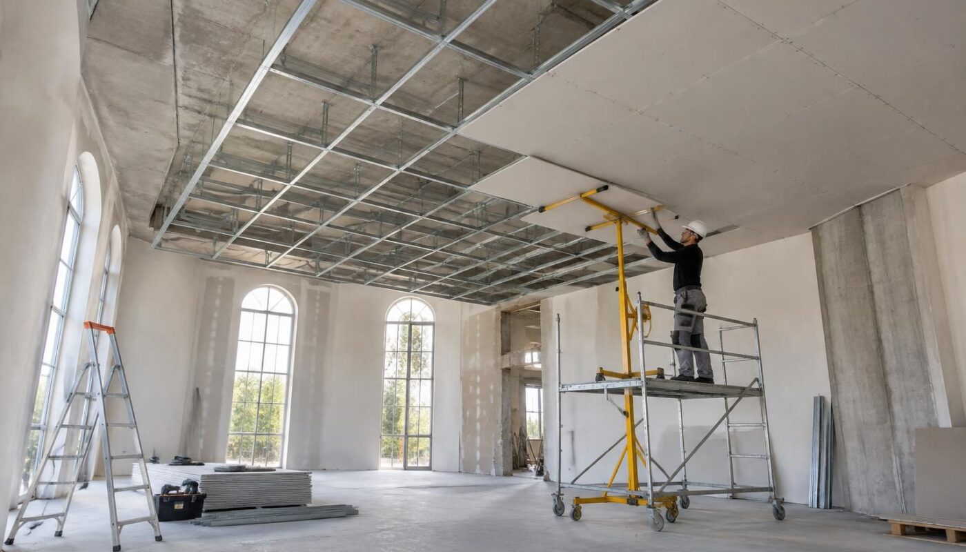 découvrez les étapes, matériaux et conseils essentiels pour créer un faux plafond suspendu dans une pièce haute, avec une finition soignée et durable.