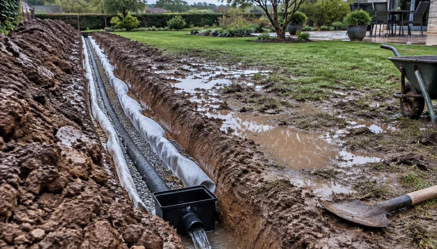 découvrez comment drainer un terrain argileux gorgé d’eau grâce à des solutions adaptées pour évacuer l’humidité et protéger votre jardin.