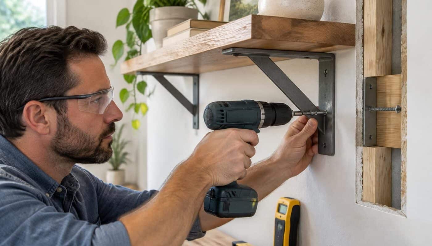 découvrez comment fixer solidement une étagère lourde sur un mur en placo : choix des chevilles, repérage des montants et étapes de pose.