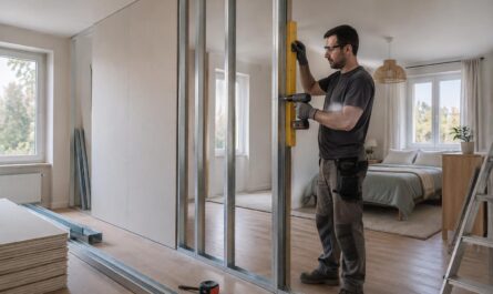 découvrez comment monter une cloison en placo sur rail pour séparer une chambre : matériaux, étapes de pose et conseils pour un résultat solide et soigné.