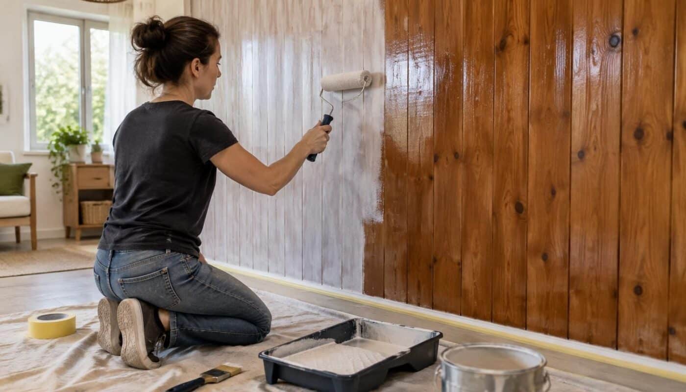 découvrez comment repeindre du lambris vernis sans poncer : préparation, sous-couche adaptée et conseils pour une finition durable.