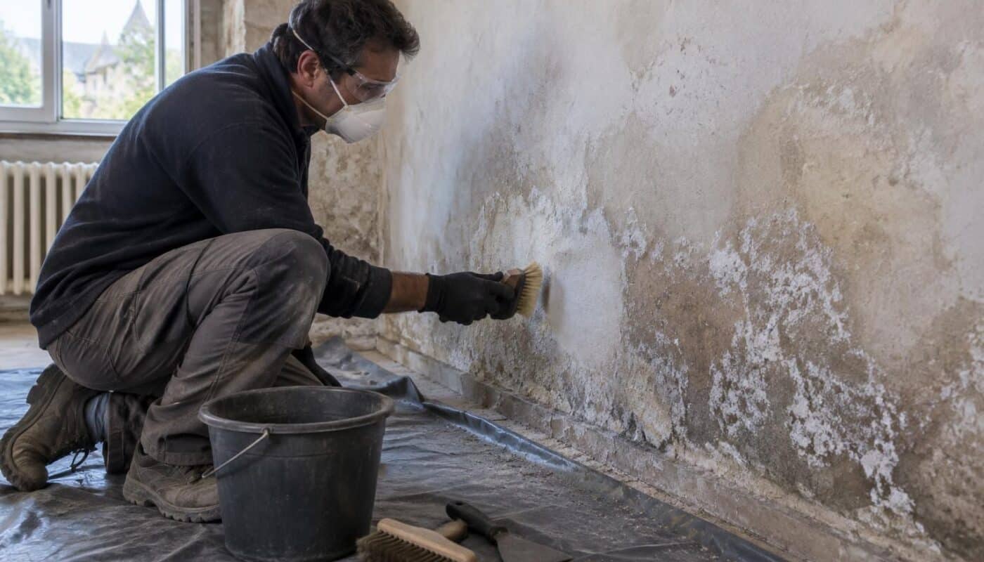 découvrez comment éliminer le salpêtre sur un mur intérieur, traiter l’humidité à l’origine du problème et prévenir sa réapparition.
