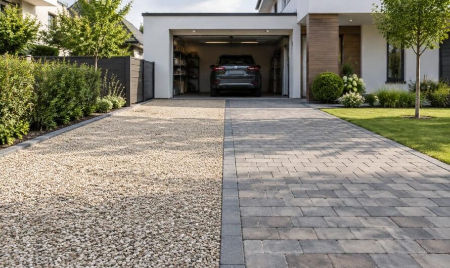 Gravier stabilisé ou pavés : que choisir pour une allée de garage ?