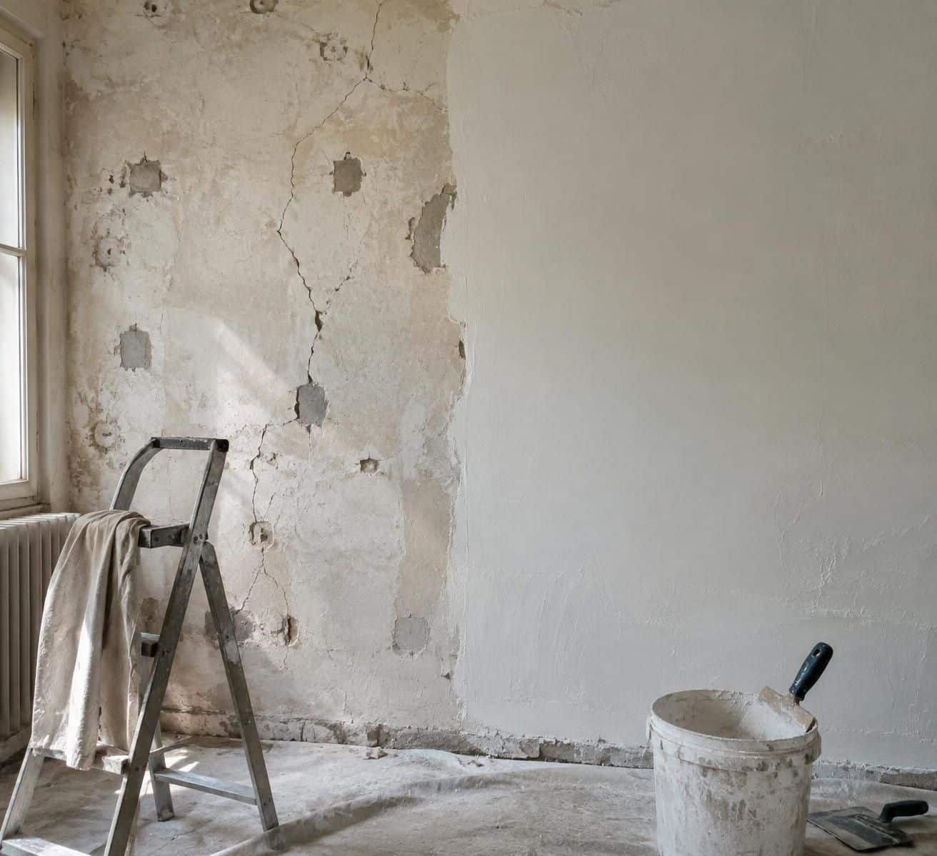 d&eacute;couvrez quel enduit de lissage choisir pour r&eacute;parer un mur ab&icirc;m&eacute; : conseils pour s&eacute;lectionner le produit adapt&eacute; et obtenir une surface lisse.