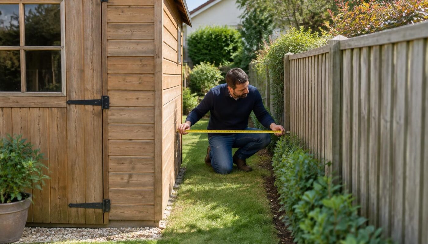 découvrez quelle distance respecter entre un abri de jardin et la limite de propriété, selon sa hauteur, sa surface et les règles d’urbanisme locales.